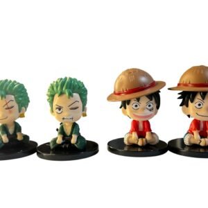 Figura Anime De One Piece Lufy Zoro De 5cm