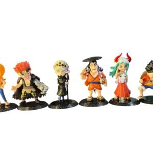 Figura Anime De One Piece 6 Unidades Luffy Y Amigos - 10cm