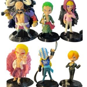 Figura Anime De One Piece 6 Unidades Zoro Y Amigos - 10cm