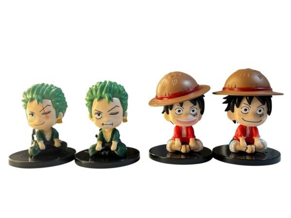 Figura Anime De One Piece Lufy Zoro De 5cm