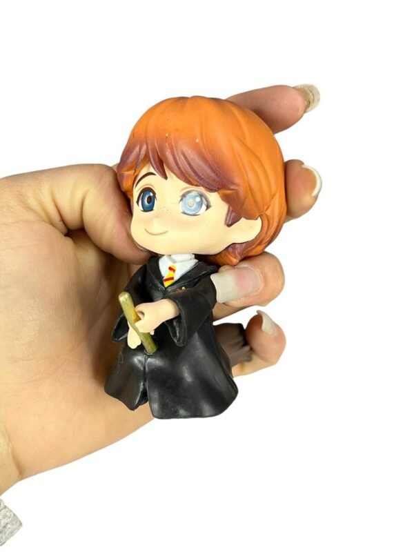 Mini  Figura Ron Weasley Con Escoba 9cm  Harry Potter - Imagen 2