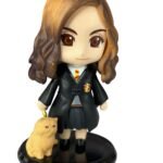Figura Mini Hermione Granger Con Gato 9cm  Harry Potter