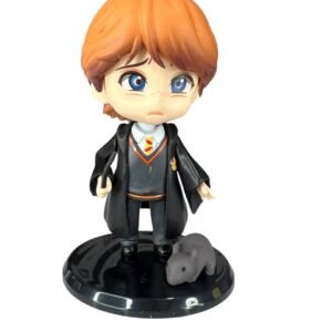 Figura Mini Ron Weasley Con Ratón 9cm  Harry Potter