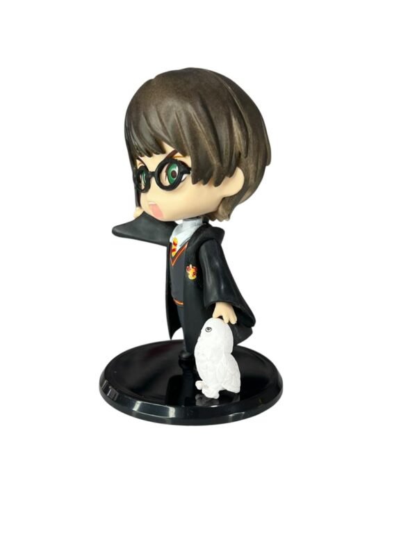 Mini  Figura  Harry Potter Con Búho 9cm Cabezón - Imagen 6