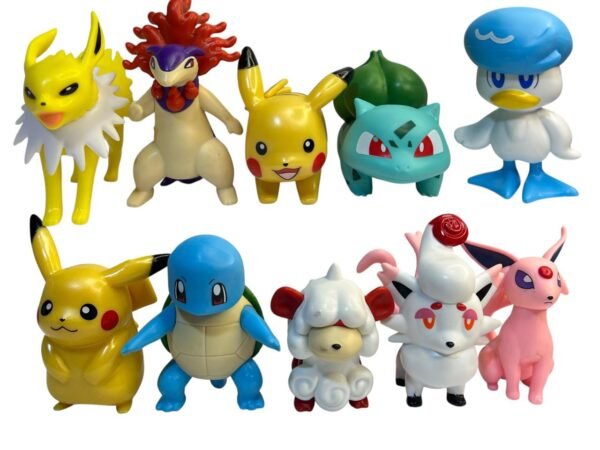 Figura Anime De Pokemon Pikachu Y Amigos De 10cm