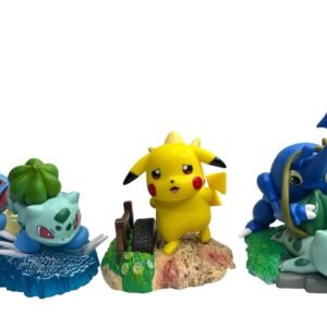 Figura Anime De Pokemon Pikachu, Squirtle, Togepi 10cm