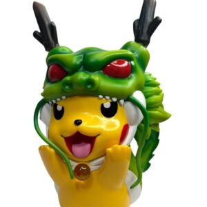 Figura Anime De Pokemon Pikachu Disfrazado De Shenlog 15cm