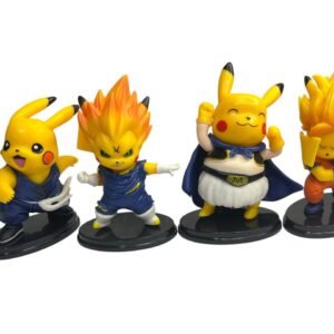 Figura Anime De Pokemon Pikachu Disfrazados De Dragon Ball