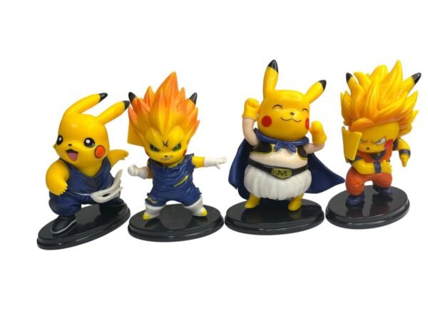 Figura Anime De Pokemon Pikachu Disfrazados De Dragon Ball