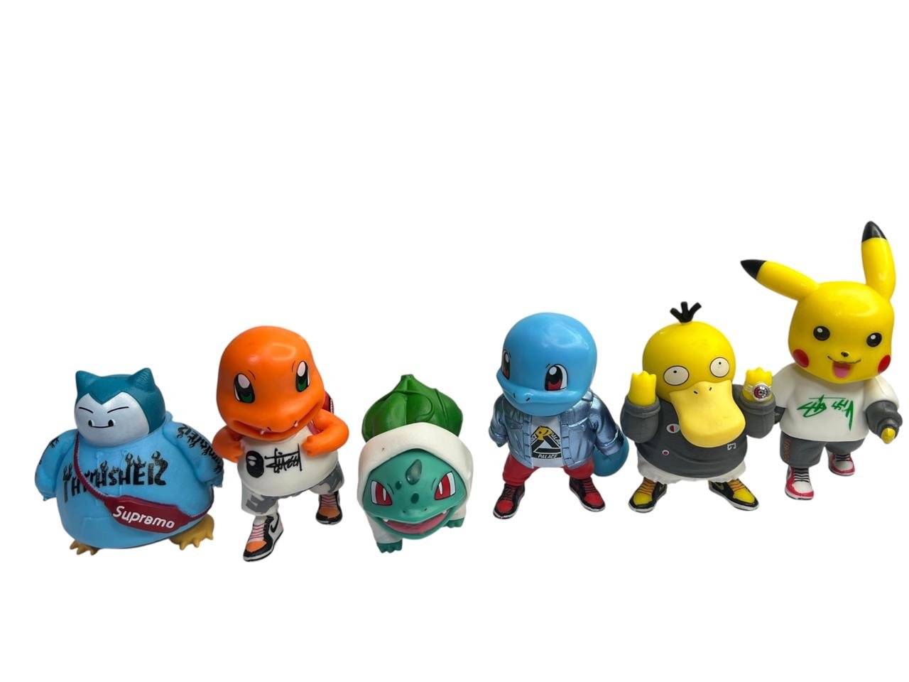 Figura Anime 6 Pezas De Pokemon Mega Greninja Ect De - 10cm - Imagen 3