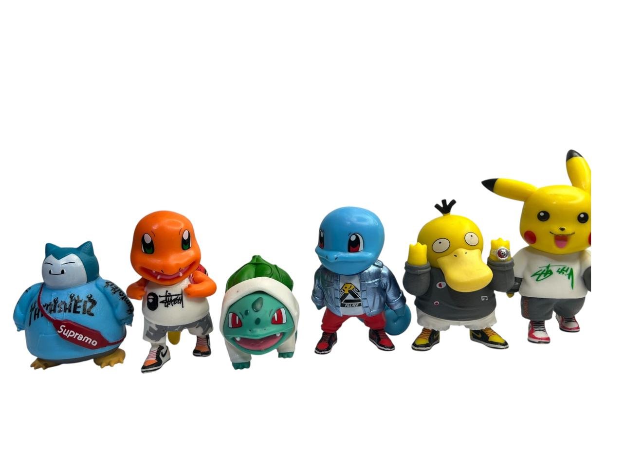 Figura Anime 6 Pezas De Pokemon Mega Greninja Ect De - 10cm - Imagen 2