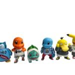 Figura Anime 6 Pezas De Pokemon Mega Greninja Ect De - 10cm