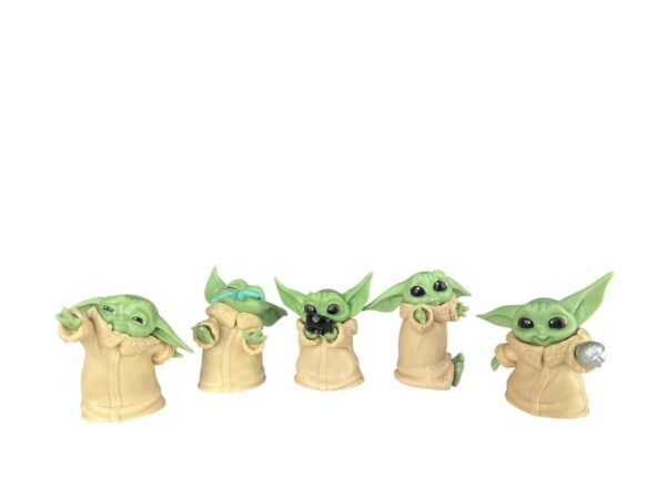 Mini Figura Baby Yoda Comiendo 5cm Star Wars - Imagen 6