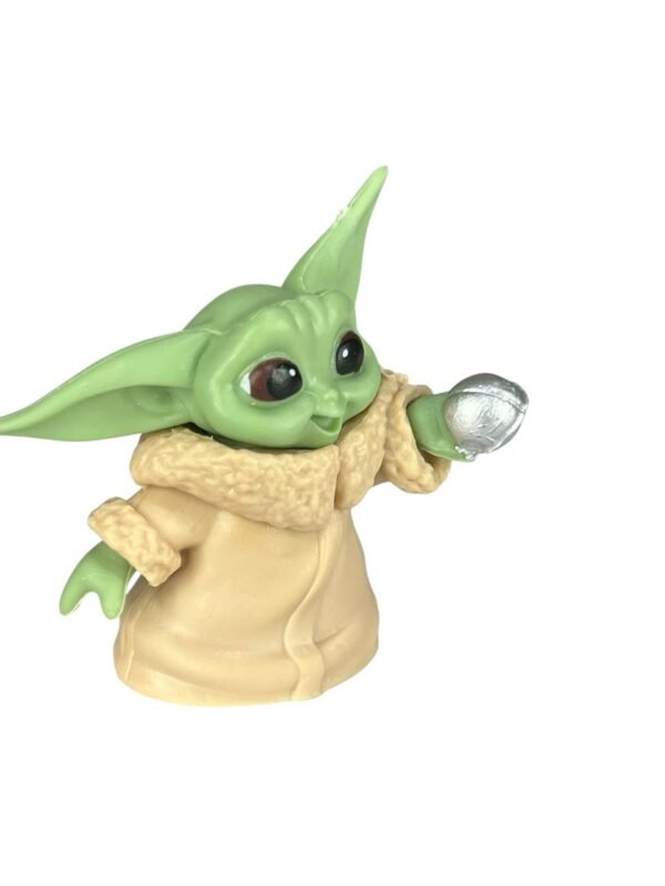 Mini Figura Baby Yoda Con Esfera 5cm Star Wars - Imagen 4