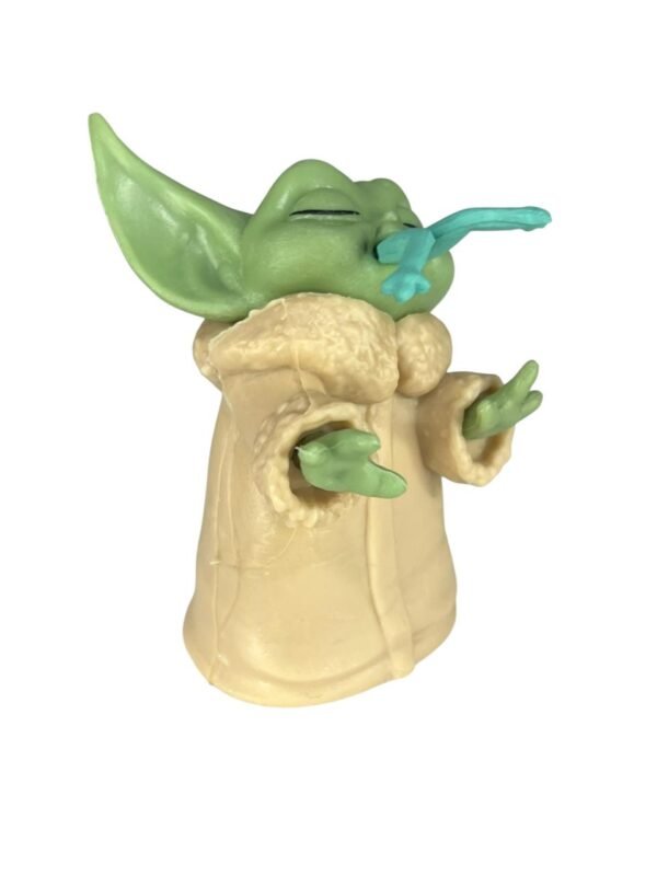 Mini Figura Baby Yoda Comiendo 5cm Star Wars - Imagen 5