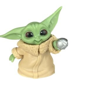 Mini Figura Baby Yoda Con Esfera 5cm Star Wars