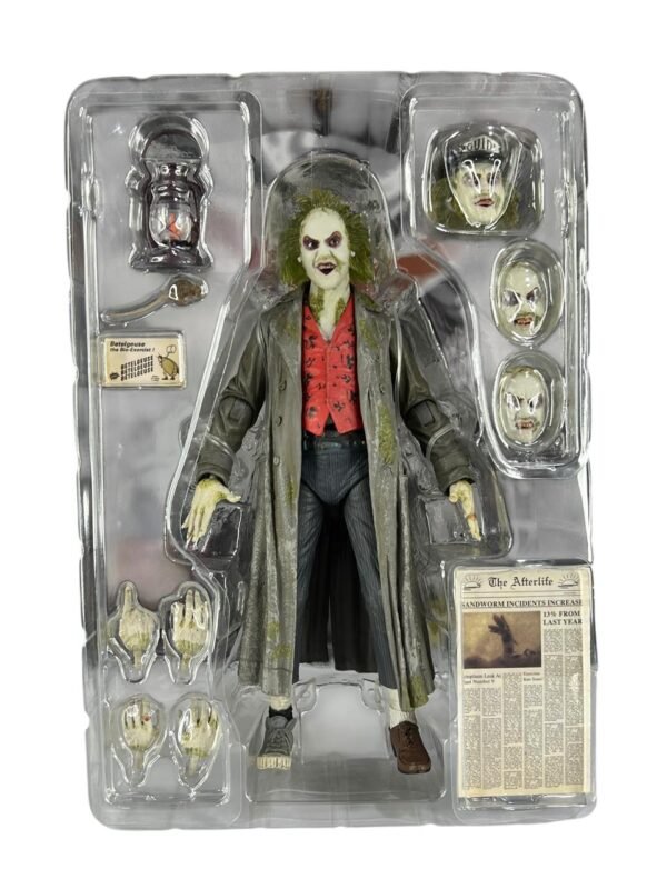 Neca Figura Articulada Beetlejuice 18cm El Súper Fantasma - Imagen 2