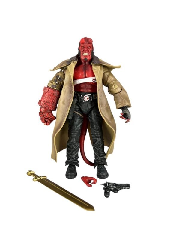 Figura Articulada Hellboy 2019 Sin Cuernos 20cm - Imagen 2