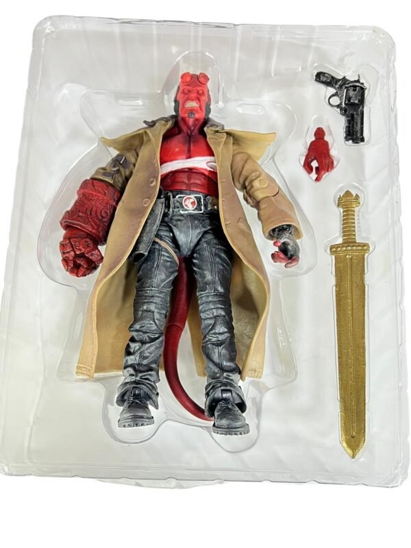 Figura Articulada Hellboy 2019 Sin Cuernos 20cm - Imagen 8