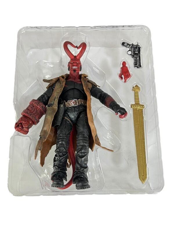Figura Articulada Hellboy Con Cuernos 20cm - Imagen 2