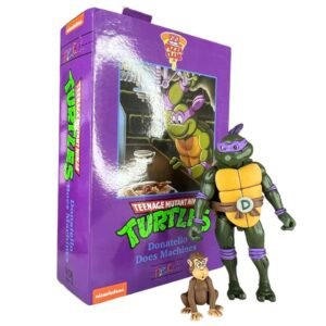 Figura Articulada Donatello Y Mono 18cm Tortugas Ninja