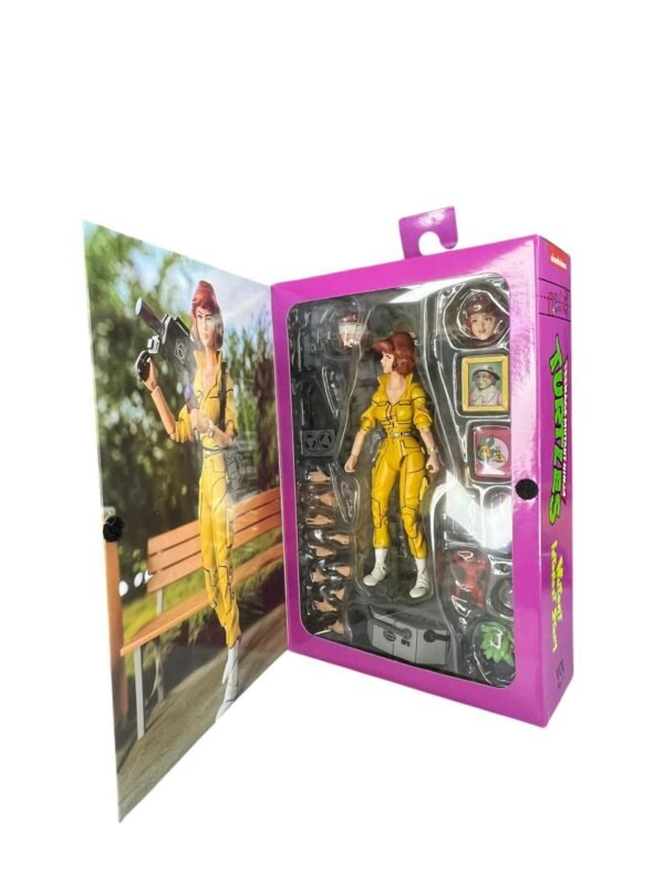 Figura Articulada April O'neil 14cm Tortugas Ninja - Imagen 5