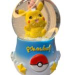 Bola De Cristal Tipo Lampara De Pikachu Feliz Pokemon