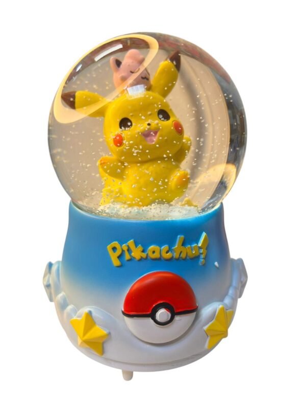 Bola De Cristal Tipo Lampara De Pikachu Feliz Pokemon
