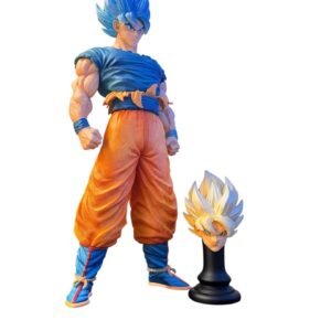 Figura Anime De Dragon Ball Son Goku Azul 30cm