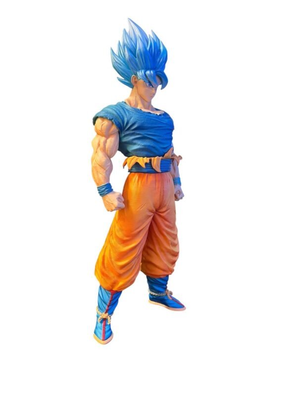 Figura Anime De Dragon Ball Son Goku Azul 30cm - Imagen 2
