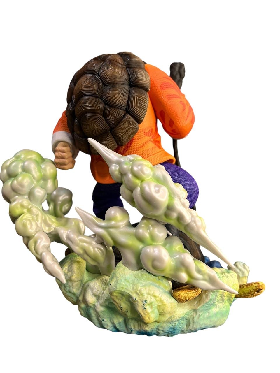 Figura De Dragon Ball Maestro Roshi En Una Tortuga - 23cm - Imagen 3