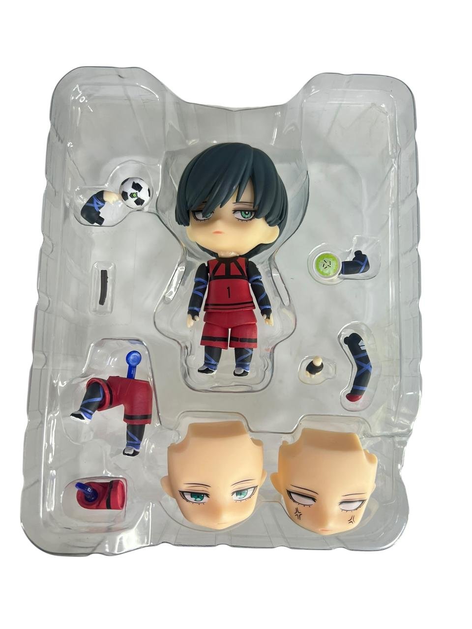 Figura Booblehead Articulada Rin Itoshi 2327 Blue Lock - Imagen 2