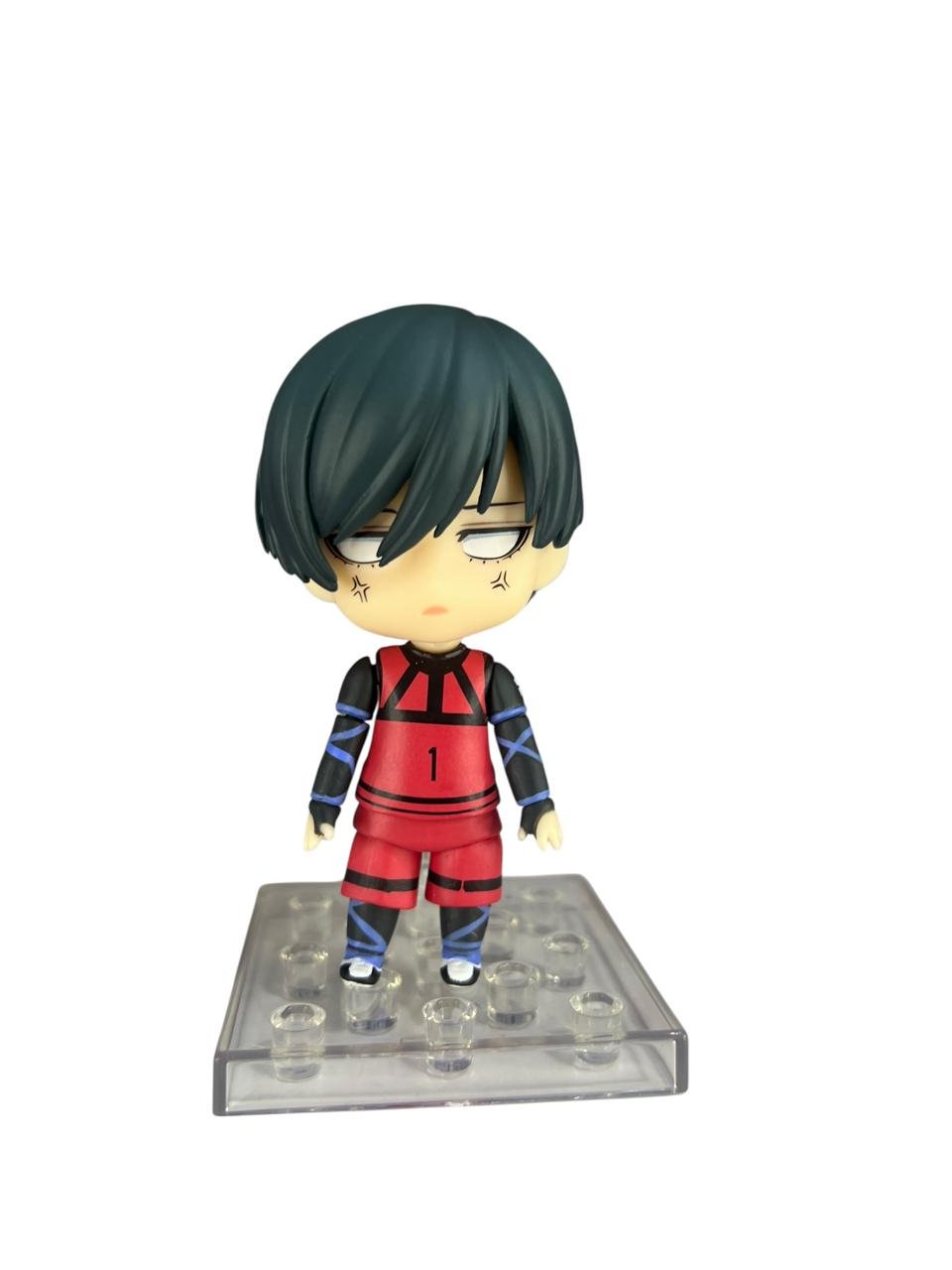 Figura Booblehead Articulada Rin Itoshi 2327 Blue Lock - Imagen 4