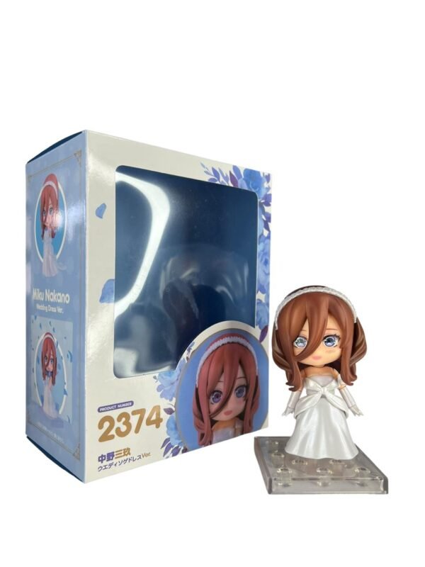 Figura Articulada Miku Nakano Vestido 2374 Quintillizas