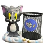 Porta Lapiz De Tom Y Jerry Feliz De 12cm