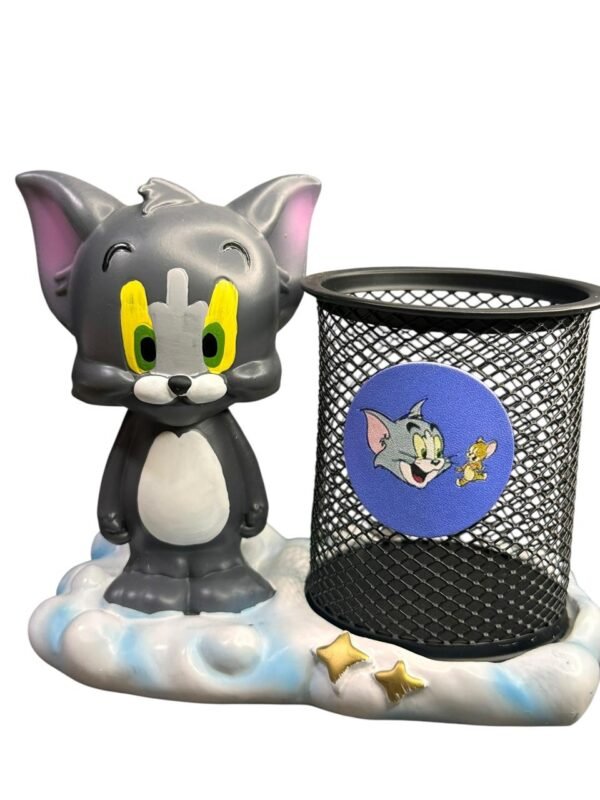 Porta Lapiz De Tom Y Jerry Feliz De 12cm