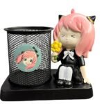 Porta Lapiz De Spy Family Anya Con Una Flor  12cm