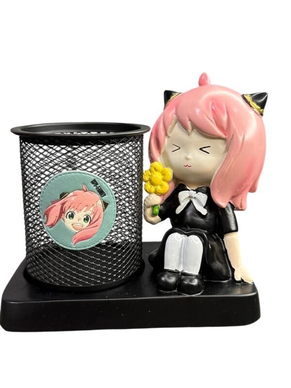 Porta Lapiz De Spy Family Anya Con Una Flor  12cm