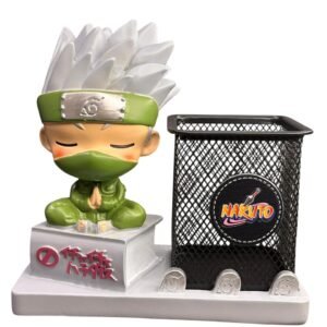 Porta Lapiz Kakashi De Naruto Sentado - 12cm