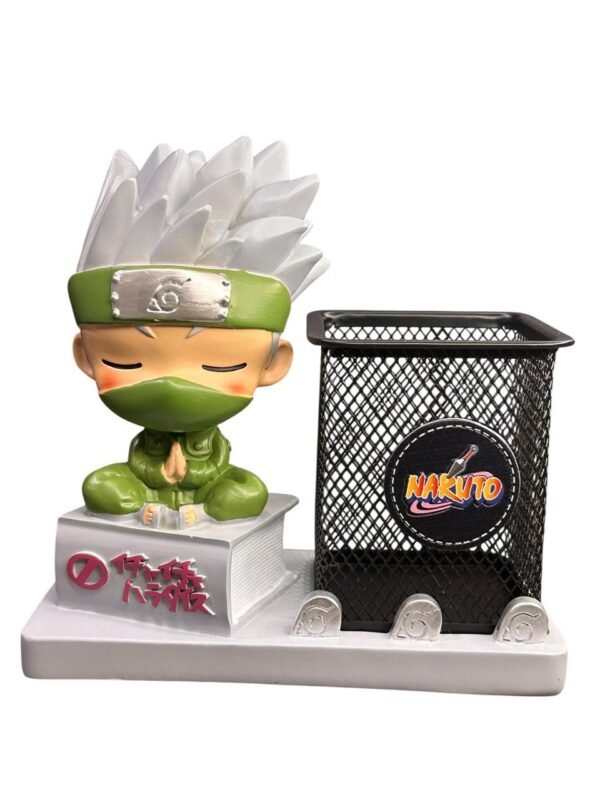 Porta Lapiz Kakashi De Naruto Sentado - 12cm