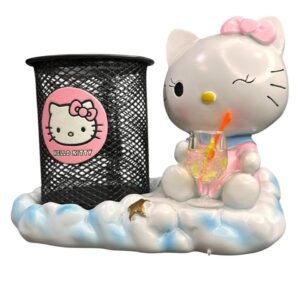 Porta Lapiz De Hello Kitty Con Bebida