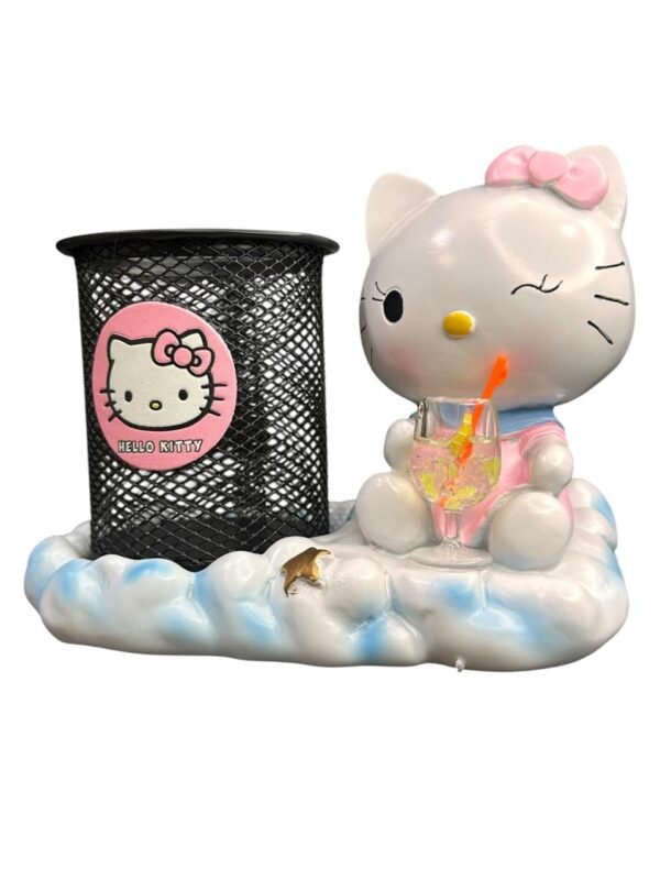 Porta Lapiz De Hello Kitty Con Bebida