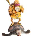 Figuras - Dragon Ball Maestro Roshi En La Tortuga Con Gafas