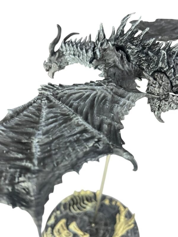 Figura De Dragón Alduin Deluxe Skyrim 20cm Elder Scrolls V - Imagen 4