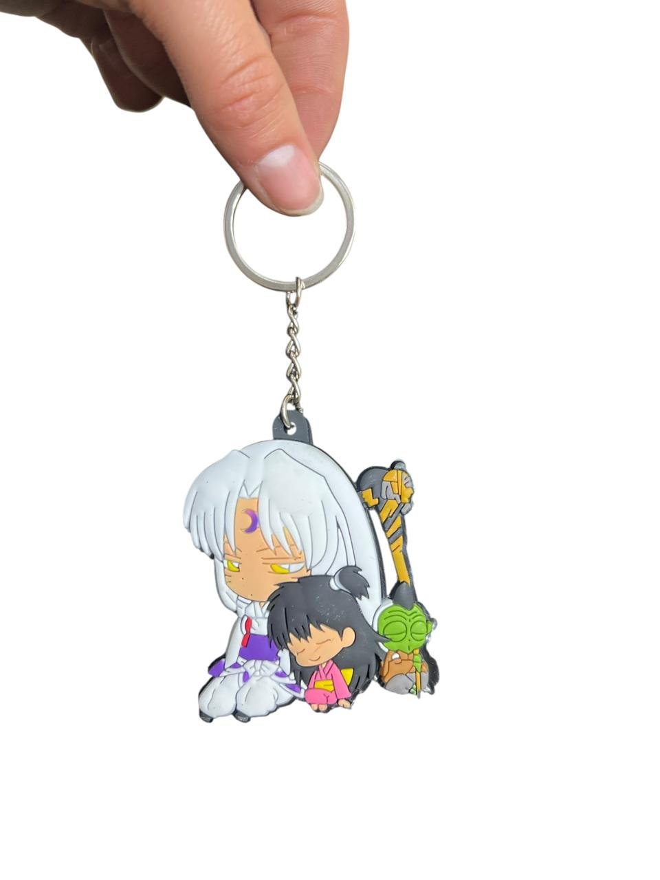 LLavero Goma Plano sesshomaru sentada inuyasha - Imagen 5
