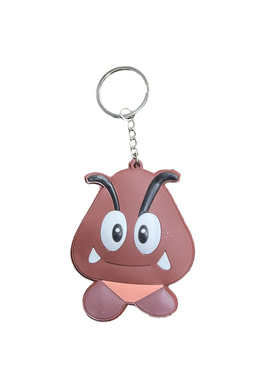 LLavero Goma Plano Goomba Super Mario
