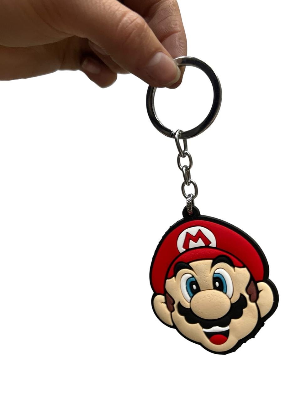 LLavero Goma Plano Cara Mario - Imagen 2