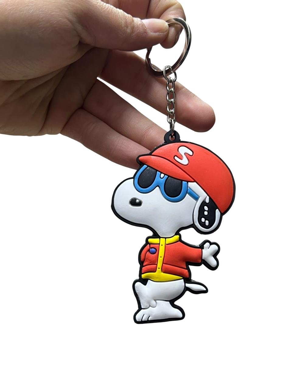 LLavero Goma Plano Snoopy Gorra - Imagen 4