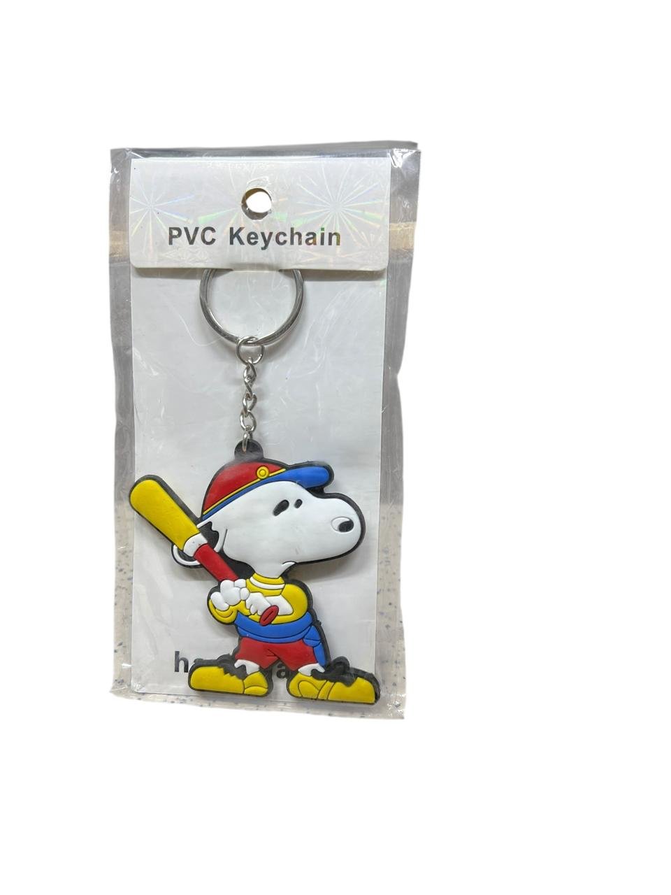 LLavero Goma Plano Snoopy Bate Beisbol - Imagen 2
