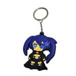 LLavero Goma Plano Black Rock Shooter